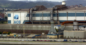 Instalaciones de Arcelor MIttal en la Aceria Compacta de Bizkaia (ACB), en Sestao. EL MUNDO